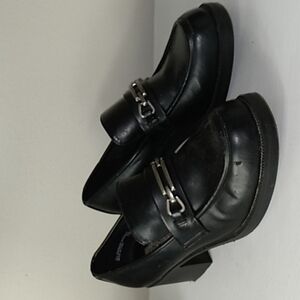Vintage 1990s Y2K Carolina Colours black heeled shoes 7.5